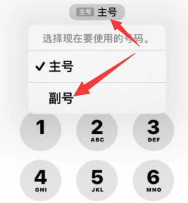 铁东苹果14维修店分享iPhone 14 Pro Max使用副卡打电话的方法 